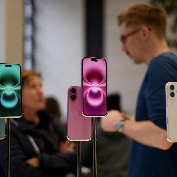 iPhones im Apple Store (Symbolbild)
